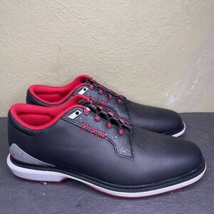 New Nike Air Jordan ADG 5 Low Men Size 9 Golf Shoes Bred Black Red FQ7874-001